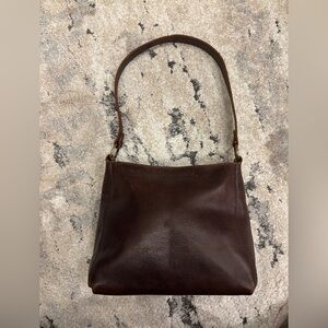 Brown Leather Shoulder Bag